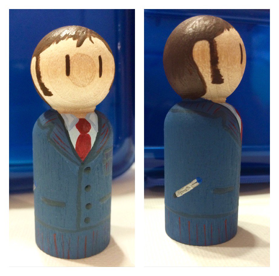 BeWitched23Shop's tweet photo. So excited to get my first #DoctorWho request. #10thdoctor just completed.   <3 it!  #DavidTennant #etsy https://t.co/tYL3mLCqT1
