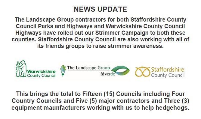WillowsHedgehog's tweet photo. Now have 15 Councils, 5 major contractors &amp; 3 manufacturers working with Willows @MMNNEvents https://t.co/vkkWvJUAMW https://t.co/0j3Ym1JL31
