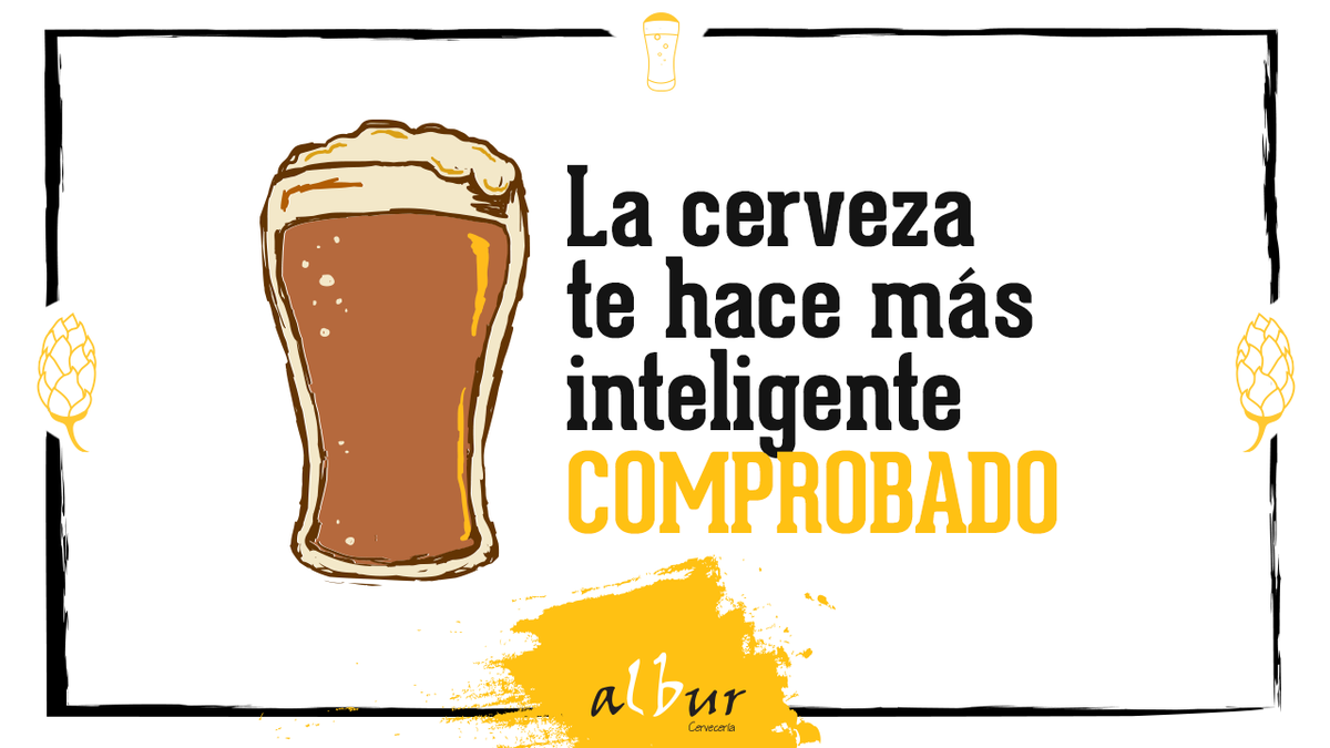 CerveceriaAlbur's tweet photo. Un estudio encontró que las mujeres que bebían moderadamente tenían una mejor función cognitiva. https://t.co/dhv5IxtsWz