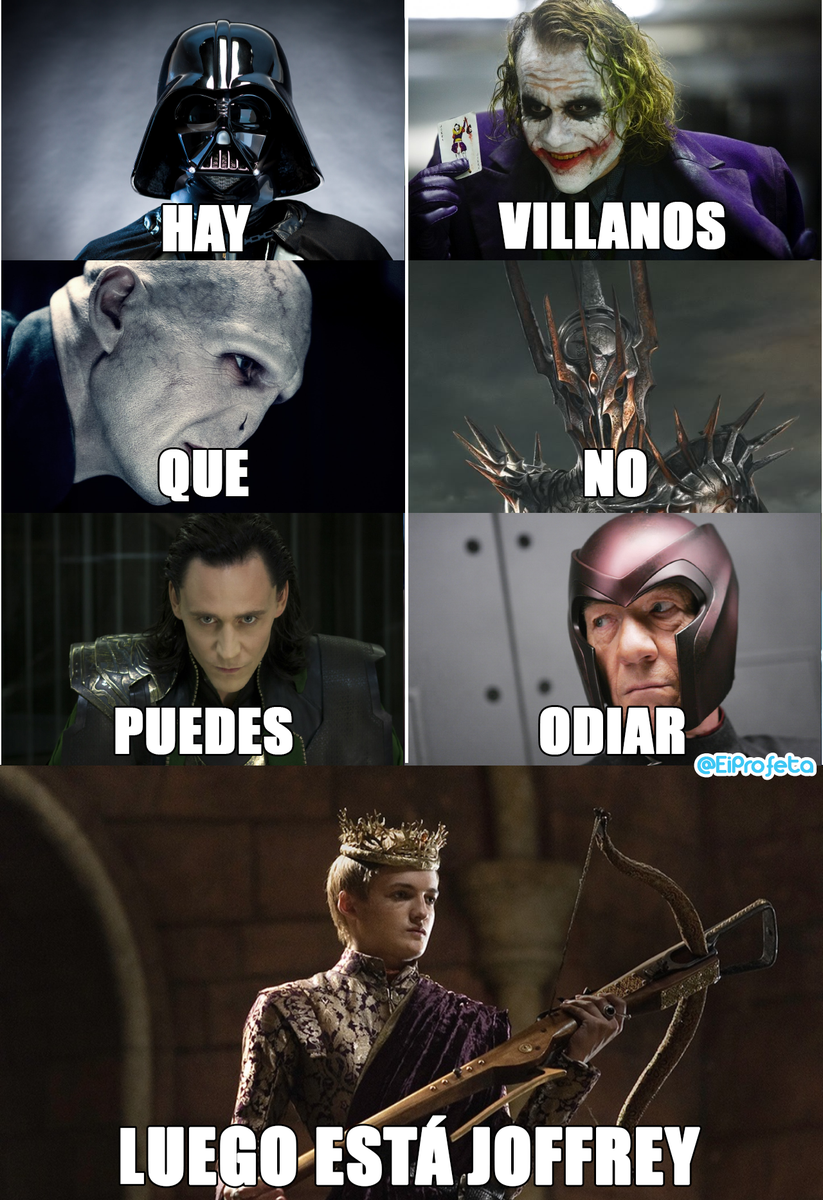 EiProfeta's tweet photo. Hay villanos y villanos. https://t.co/BJPrt76mBU