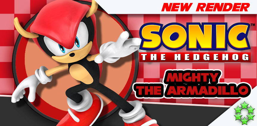 Mighty the Armadillo Legacy Render by Nibroc-Rock on DeviantArt