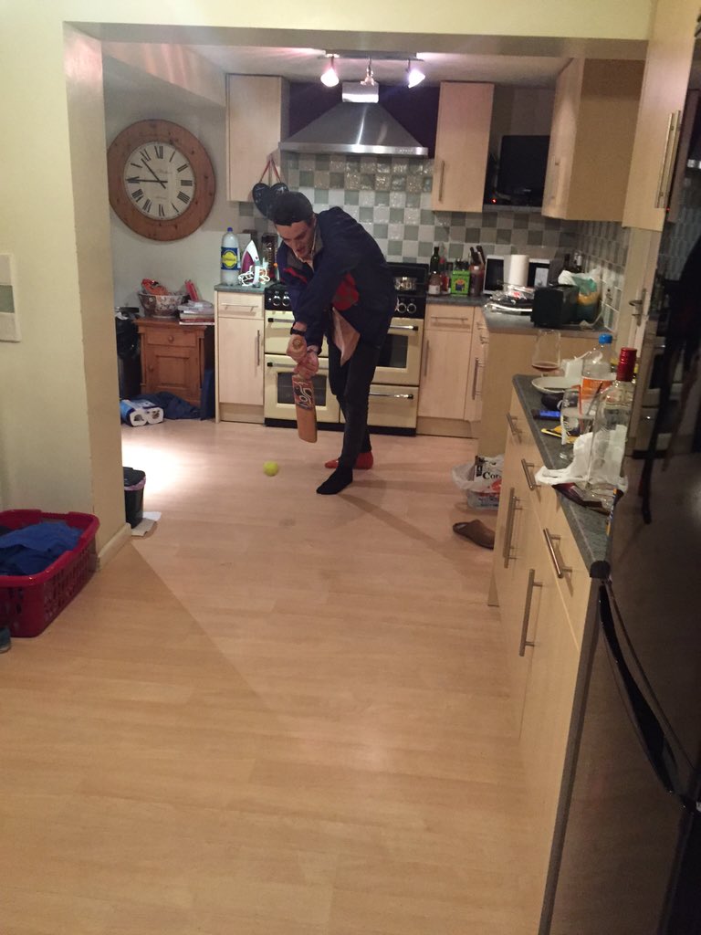 Appleton's newly elected vice captain and self appointed opening bat getting ready for the new season! #commitment