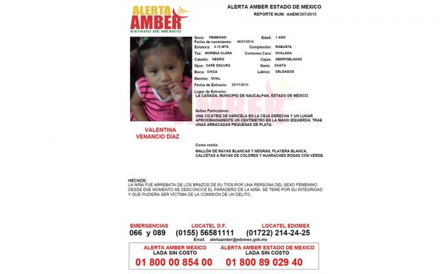 El_Universal_Mx's tweet photo. Emiten #AlertaAmber por bebé robada en el municipio #Naucalpan  https://t.co/wDZTt5AjdB https://t.co/xA6yDITNN1