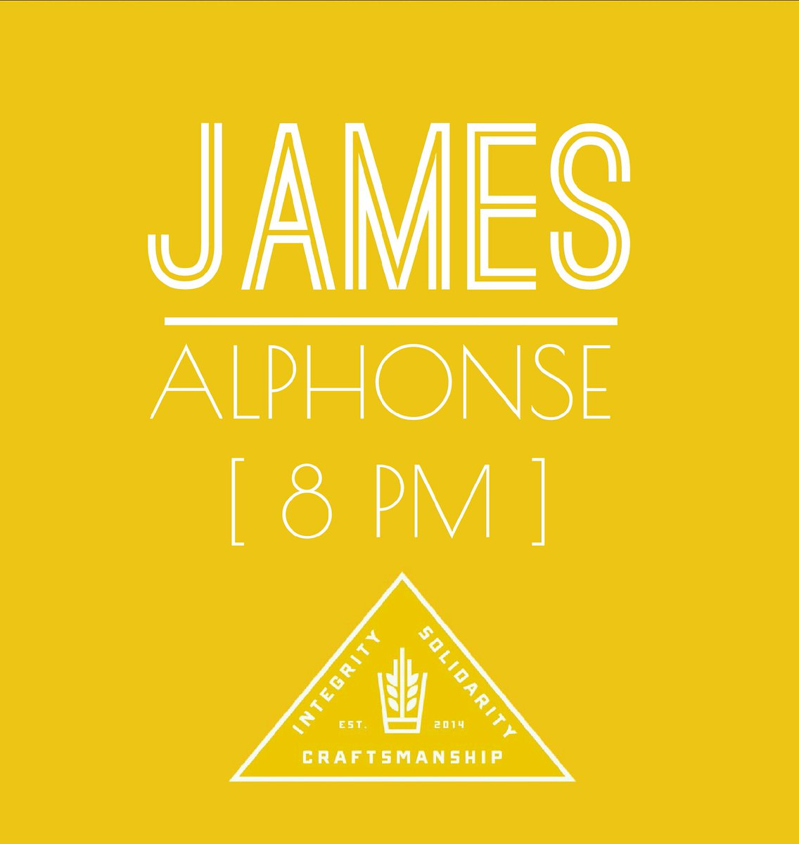 abe_erb's tweet photo. James Alphonse is back to rock your Saturday night / join us / 8pm #LiveatAbe @UpTownWaterloo @StareCityKW https://t.co/XNfDDXvStH