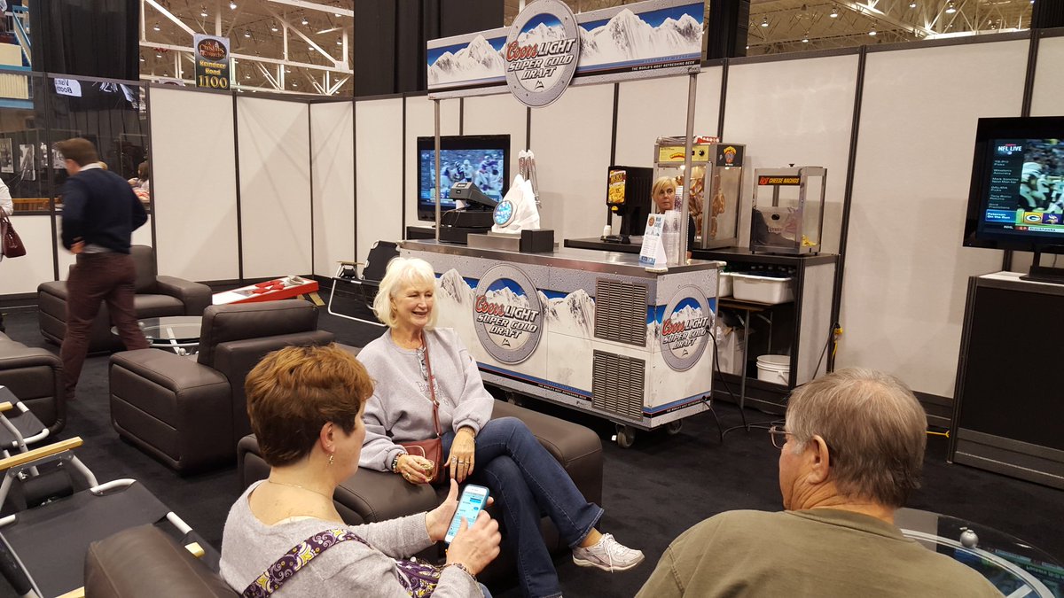 You don't have to miss the #OSUvsMSU game <a href="/XmasConnection/">IX Christmas Connect</a>. Relax in the Man Cave presented by <a href="/CoorsLight/">Coors Light</a>.