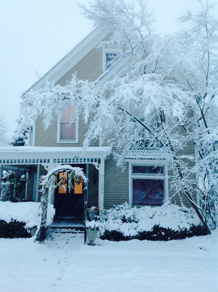 ingapeacock's tweet photo. #FirstSnow2015 From Autumn to Winter overnight. 🌬💨🌨☃ https://t.co/0Rtf4FjNuR