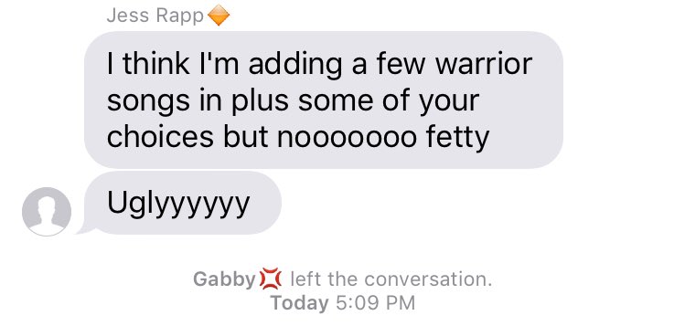 JoButt16's tweet photo. When your coach says no to putting fetty into music https://t.co/a1PbgRiYkG