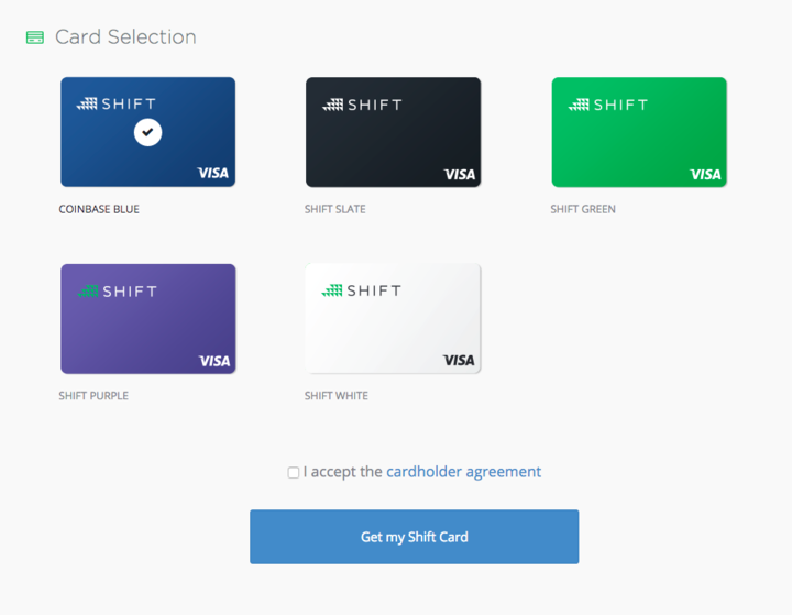 Shift Bitcoin Debit Card
