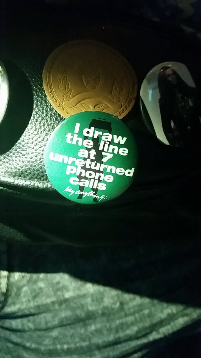 thaliab's tweet photo. Completed bae's fanny pack with a Lloyd Dobler pin πππ #CrawlOf89 https://t.co/qQKnPDqemy