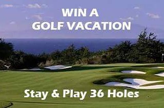 Win a Golf Vacation, visit Bayonet Black Horse FB. #golf #vacations #Monterey #pebblebeach #golfing #golfer