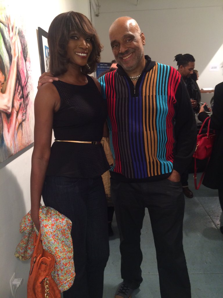 ModelDawnLeak's tweet photo. A night out at #dannysimmons #RushGallery #artcodenyc #NYC #launch #nyc #art #artist https://t.co/5VIfCpGzCi