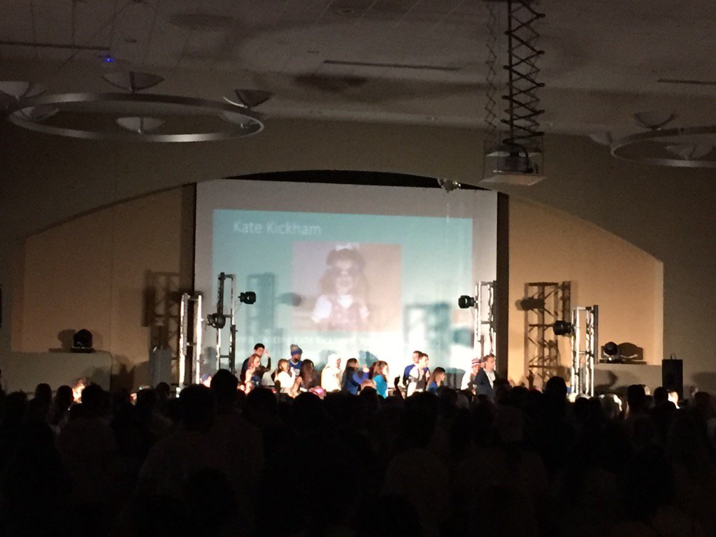 DrKPorterfield's tweet photo. Billiken student athletes doing their thing. Dance Marathon is awesome! #SLUDM https://t.co/j0sUmfoOQn
