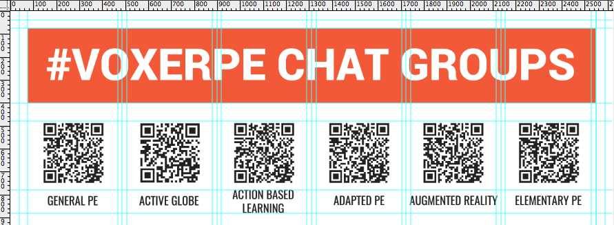 eduvoxers's tweet photo. RT @physed: Working on a #VoxerPE Chat Group flyer u can print out for easy #QRCode scanning https://t.co/T021ZArHlE #eduvoxers