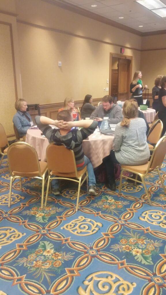 KenyaKhall's tweet photo. @maggiebrew714 @Robbinswriters @tbakernwp Assignments Matter! Top notch professional learning experience! #NWP2015 https://t.co/kLeDXABnhD