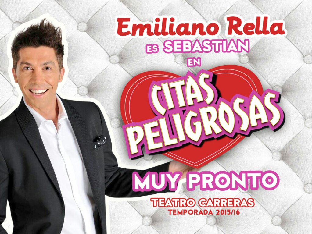 EMILIANORELLA's tweet photo. @yoryoParodi ya falta menos parodi !!!! #CitasPeligrosas #TeatroCarreras #mardel #comedion https://t.co/VDPQhfL33B