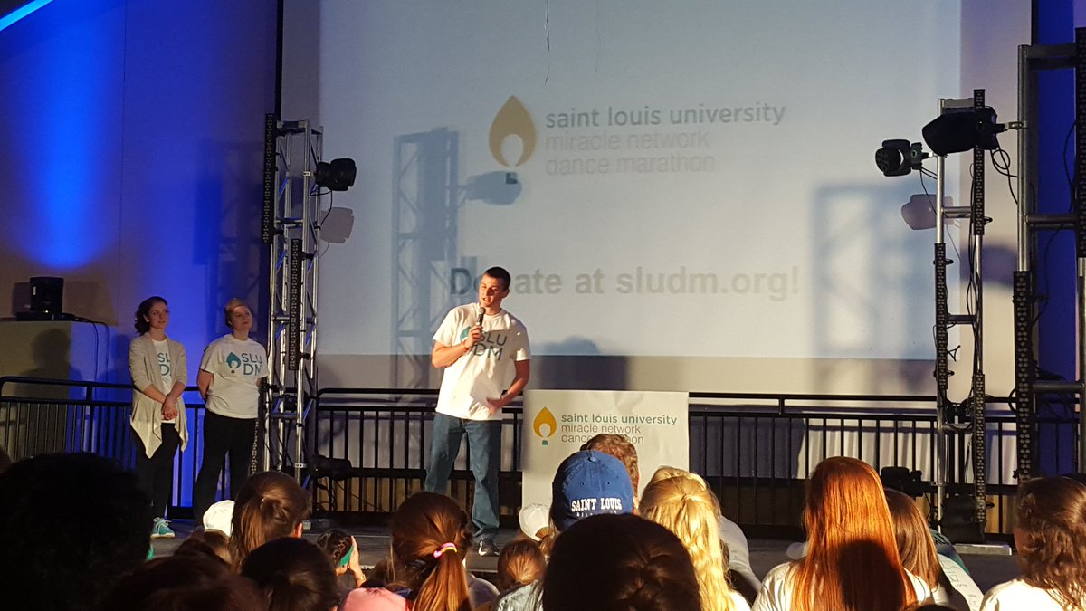 JayWB's tweet photo. SLU Sophomore, @supermansindel, telling his story at #SLUDM. Awesome human and a great Billiken! https://t.co/yBwupd7n35