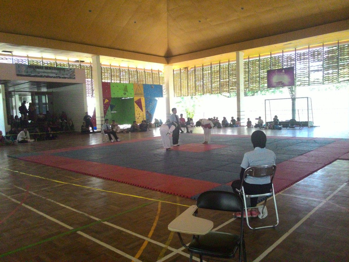 Suasana PORSENIGAMA 2015 Cabang Taekwondo saat ini