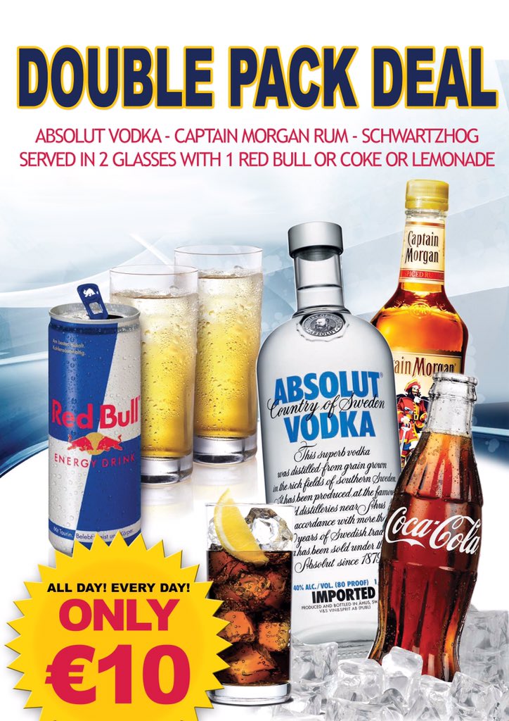 ToffsSligo's tweet photo. The Return of the #Doubledeals - only €10 all night #LetsGoDisco https://t.co/W9qfn43Id0