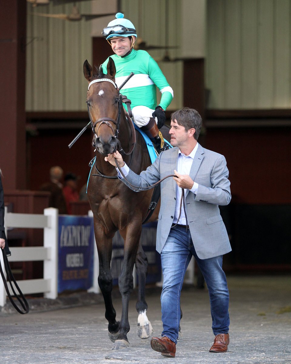 deltaracing's tweet photo. Brothers Kent and Keith Desormeaux leaving the paddock before their big win with Exaggerator this afternoon. #JP2015 https://t.co/b8pMqY4saR