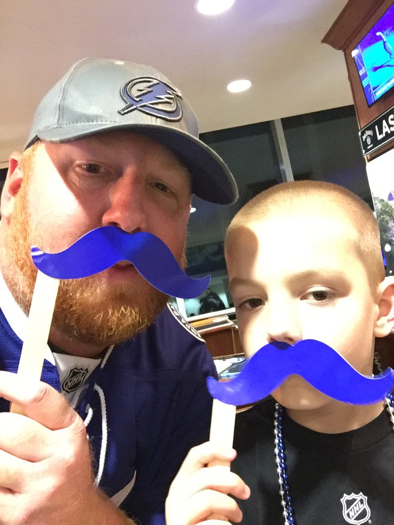 Duncannole's tweet photo. @TBLightning Loving the Bolts!! #BoltStache https://t.co/ajujIp1OD6