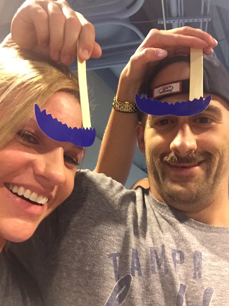 marketingcas's tweet photo. @TBLightning #BoltStache #Unibrow Thanks for supporting prostate cancer today and every day! https://t.co/TpNrg9sKyK