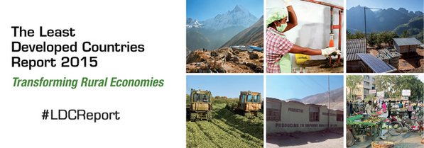 Wednesday: Launch of <a href="/UNCTAD/">UN Trade and Development</a> Least Developed Countries Report 2015. ow.ly/UNuMZ #LDCReport