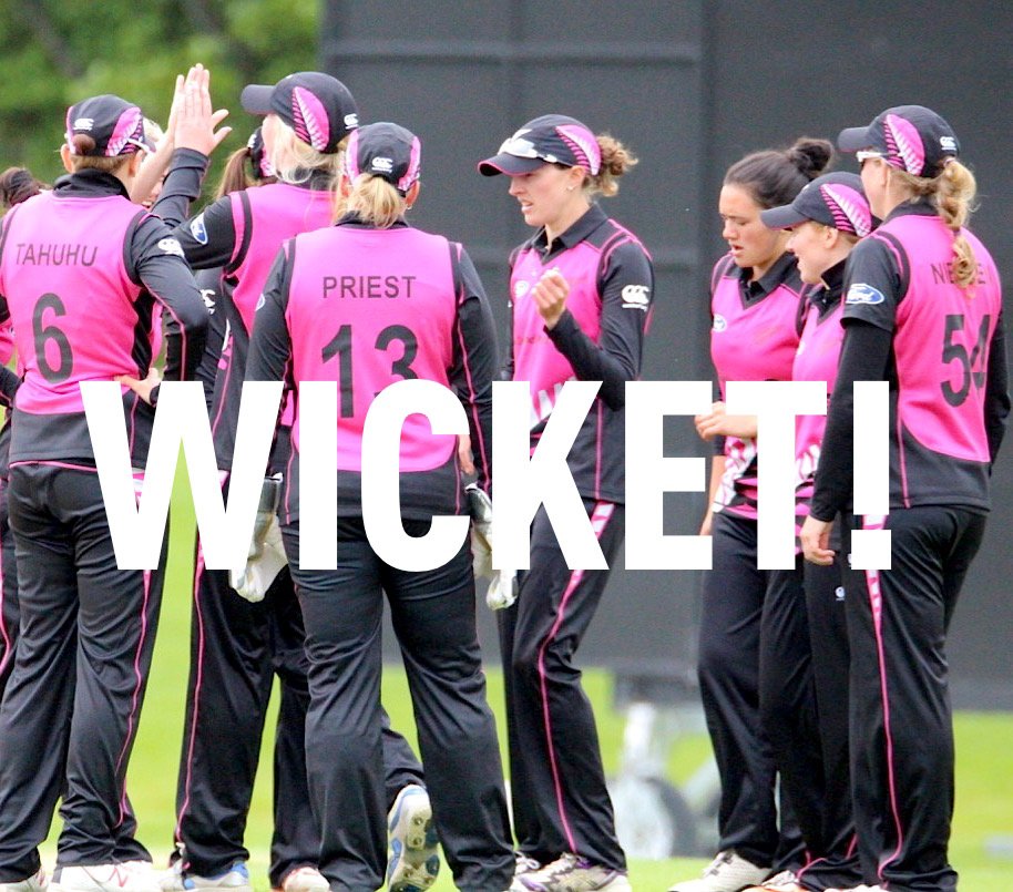 WHITE_FERNS's tweet photo. WICKET! Perera is run out in the first over, Sri Lanka 2/1 #WFvSL https://t.co/tDhIbiOHl9