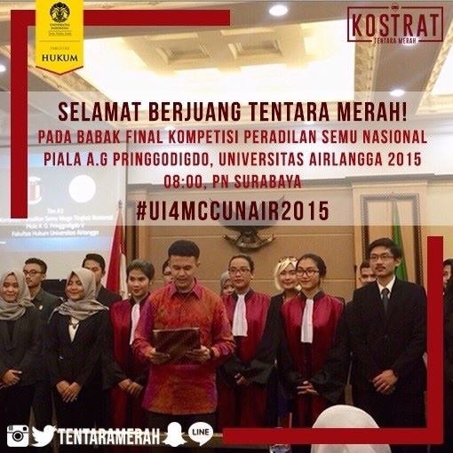 KAMI MENDUKUNGMU! #UI4MCCUNAIR