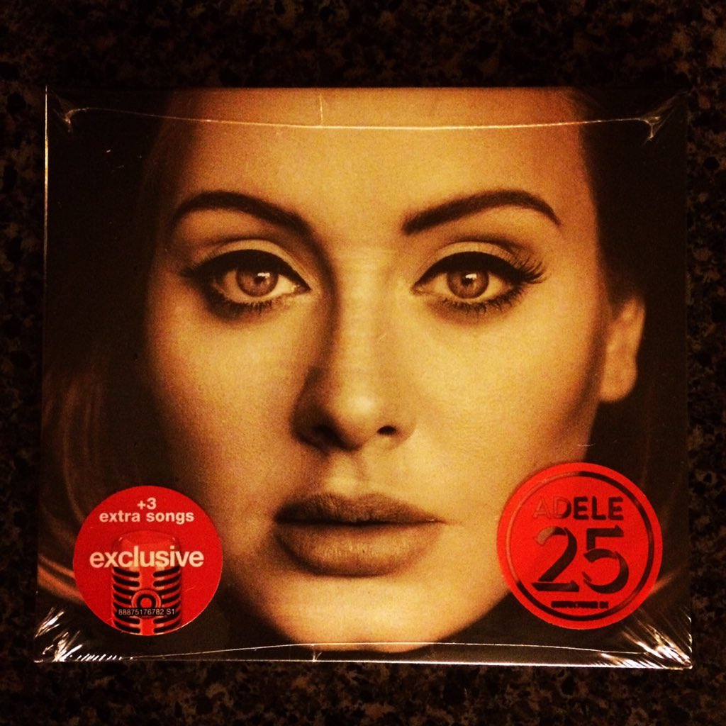 allysonacker's tweet photo. THIS.  Epic, incredible.  Not enough adjectives.  And Target's Exclusive has THREE. EXTRA. SONGS. 😀💖🎶 2⃣5⃣
#Adele https://t.co/9UhImAEjLu
