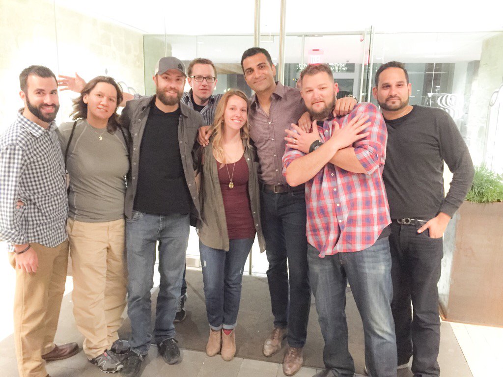 Our out-of-town crew. Excited to see how they grow our app &amp; platform across the country. 😊🔥#besomebody.