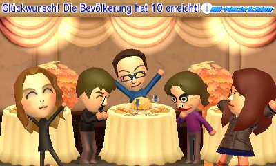 Eine einfache Feier :) #TomodachiLife #3DS