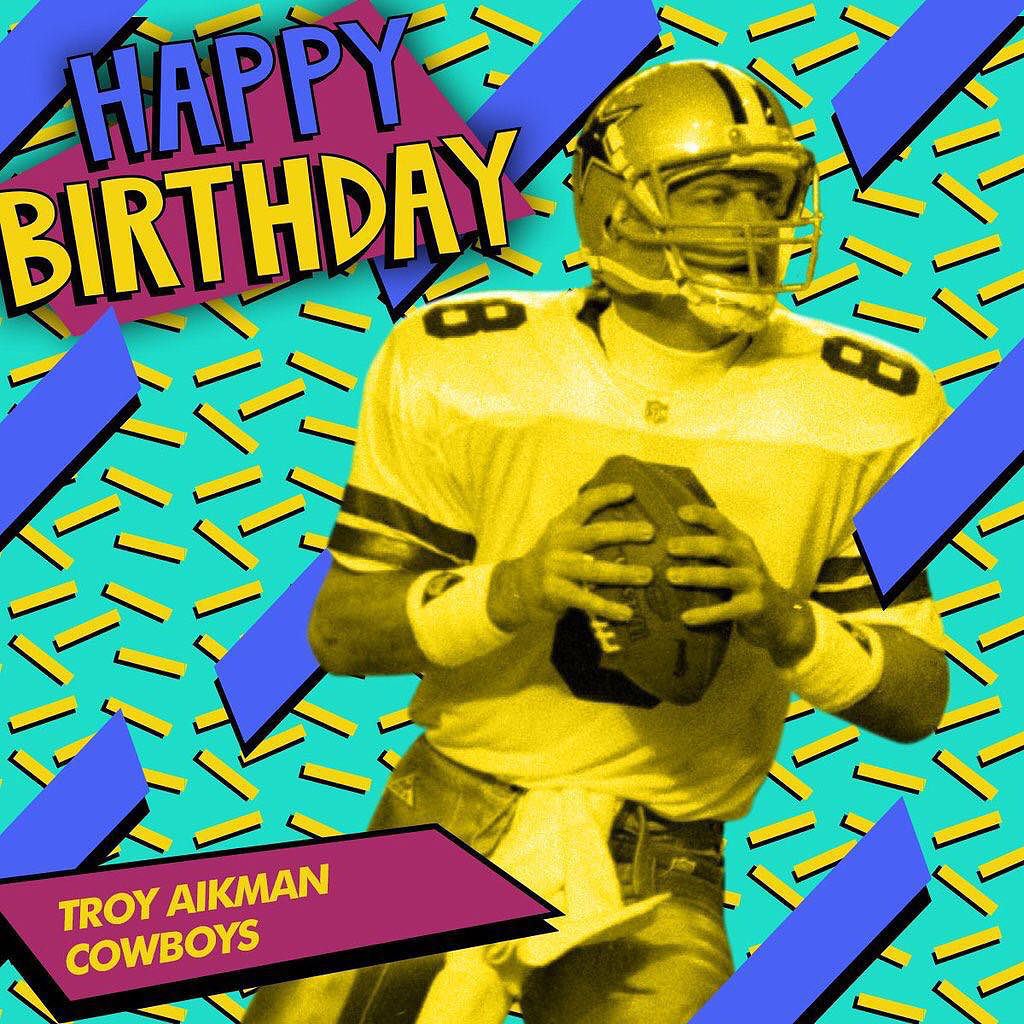 NFL Double-tap to wish Troy Aikman a HAPPY BIRTHDAY!  