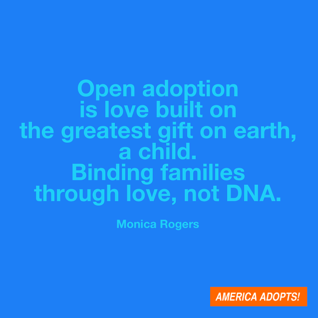 AmericaAdopts's tweet photo. "#Openadoption is love built on the greatest gift in the world..." https://t.co/8ZjDu4gUFm #NAM15 #NAAM2015 #NAAM15 https://t.co/JGePiHF7kD