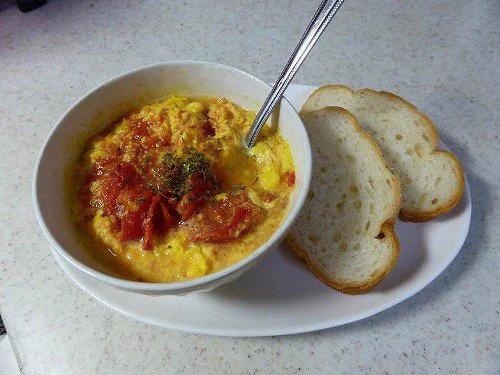 ナイスアイディア！チン♪するだけで本格トマトスープが完成