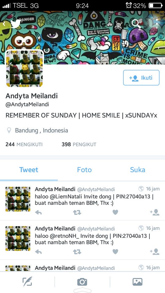 katakandul's tweet photo. Mungkin dia kurang piknik sampai2 bajak aku twitter saya , sialan ! Parah2 😈😈 unfollow aja akun yg ini ! https://t.co/ivTAcjEgKv