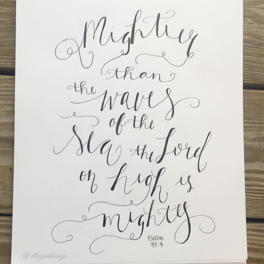 Druthersco's tweet photo. By ellegantdesign #handlettering #handlettered #calligraphy #psalm #bibleverse #shepaintstruth #art #design #handwr… https://t.co/BNYfIHc2D3