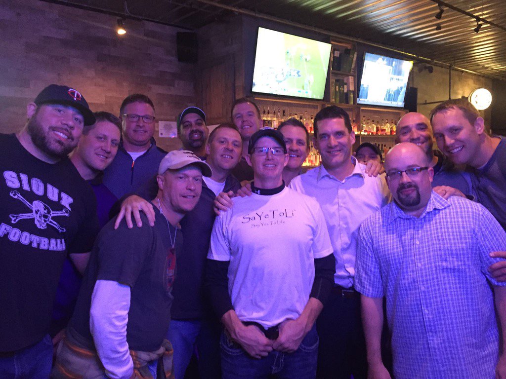coachdags's tweet photo. Great group of guys supporting @CoachJake_UNI and the @UNImbb Now it's #MillerTime #StockExtra I know! #Dagwoods https://t.co/lETzuGkwaJ