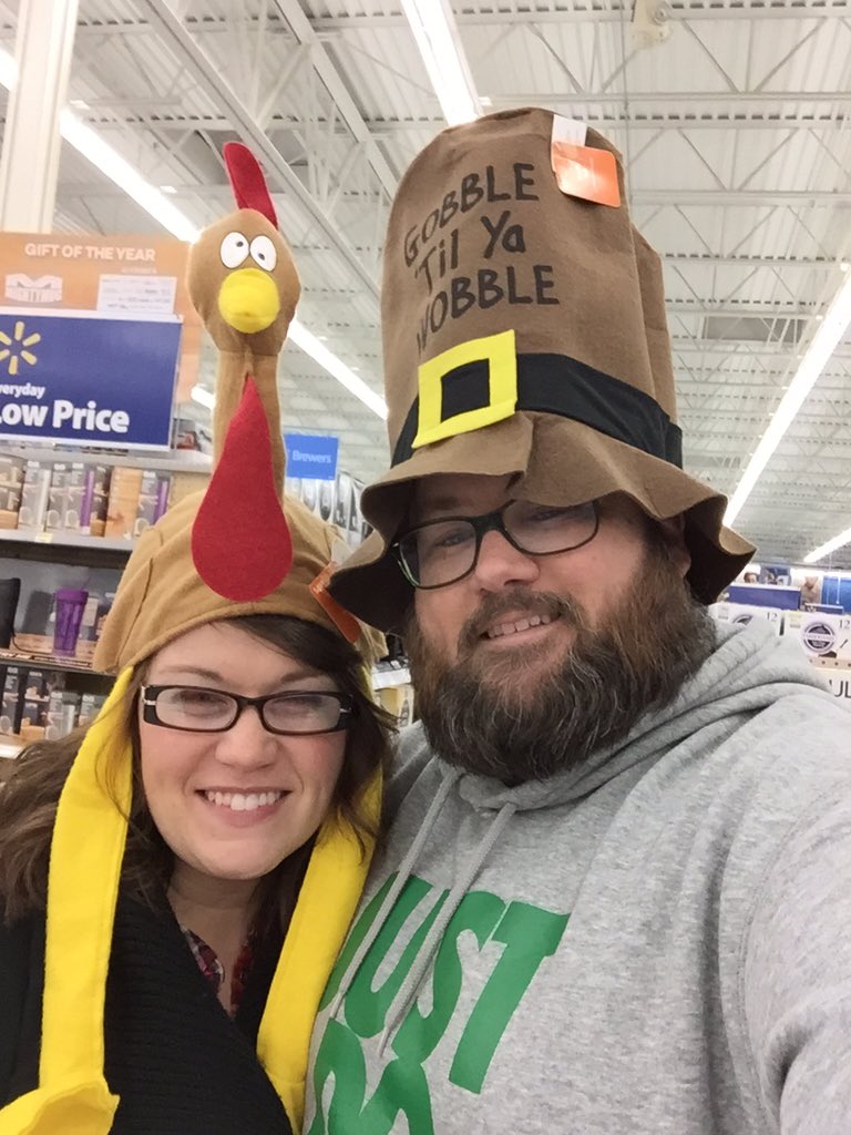 dochamblen's tweet photo. Taking our first Thanksgiving serious. #firstthanksgivingtogether https://t.co/YLmr5bo9sj