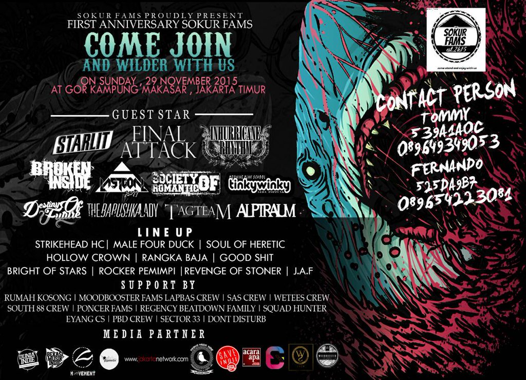 <a href="/StrikeheadHC/">STRIKEHEAD</a> <a href="/malefourduck/">Male Four Duck</a> <a href="/soulofheretic/">Ekrem Ahmet C.</a> @GoodShit_ID <a href="/TAGTEAM_HC/">TAGTEAM HARDCORE</a> <a href="/ALPTRAUMmc/">ALPTRAUM</a> <a href="/rangka_baja/">RANGKA BAJA</a> <a href="/BRIGHTOFSTARSS/">BRIGHT OF STARS</a> #share