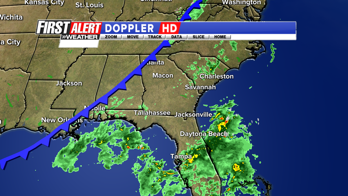 Tracking a strong cold front...when it brings the coolest temperatures since March... at 11 on CBS47 Action News JAX