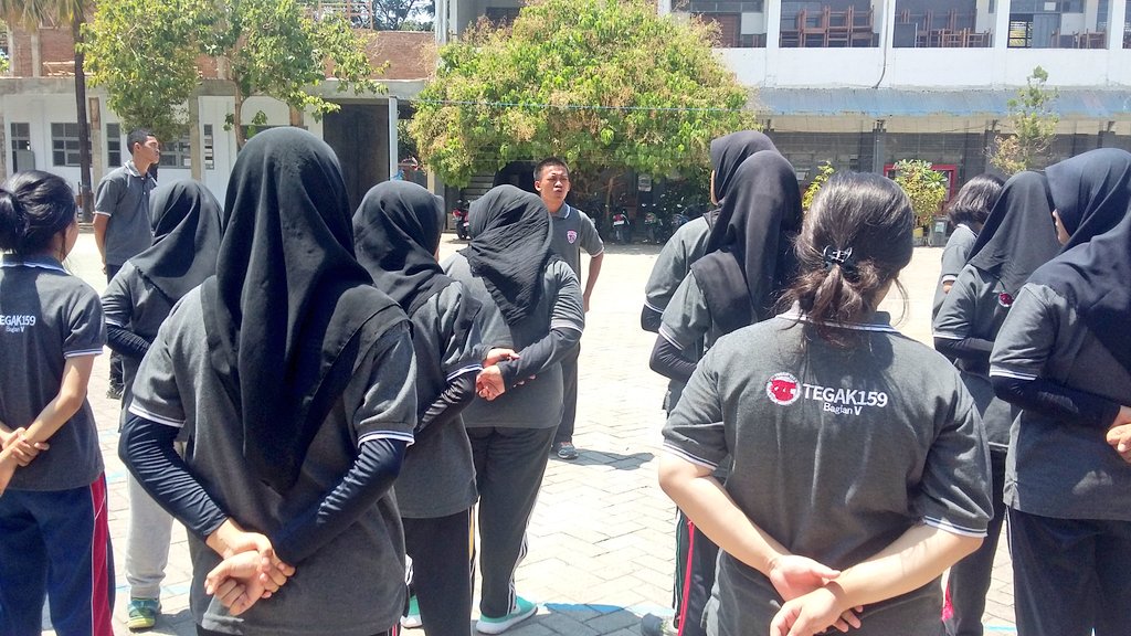 Selamat Pagi. Hari ini kami melaksanakan Latihan rutin anggota Muda dan Laporan Pertanggungjawaban <a href="/Tegak_159/">Tegak159</a>