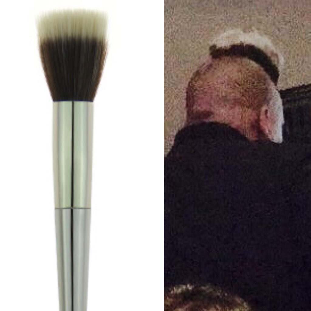 When your makeup bush lies about staying in tonight