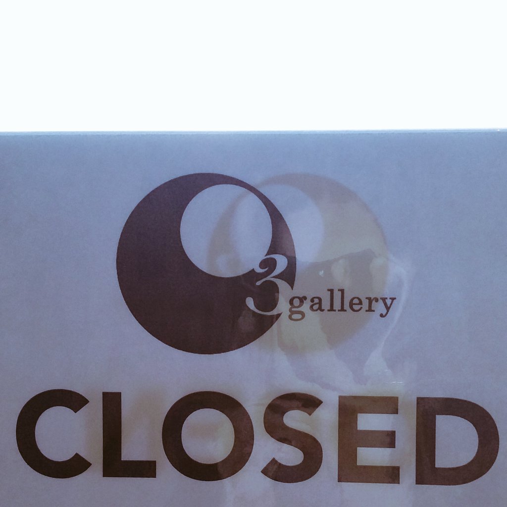 O3Gallery's tweet photo. The gallery is now CLOSED. Thanks to everyone who visited us on our last day yesterday and made it so special. https://t.co/uG9bGEyAaI