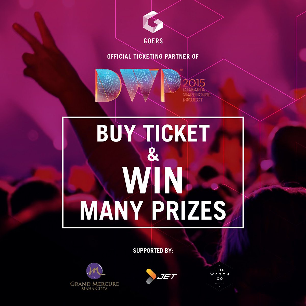 Beli tiket #DWP15 di <a href="/goersapp/">Goers</a> bisa dapet banyak hadiah eksklusif? Mau? Buruan ke goers.co/dwp15