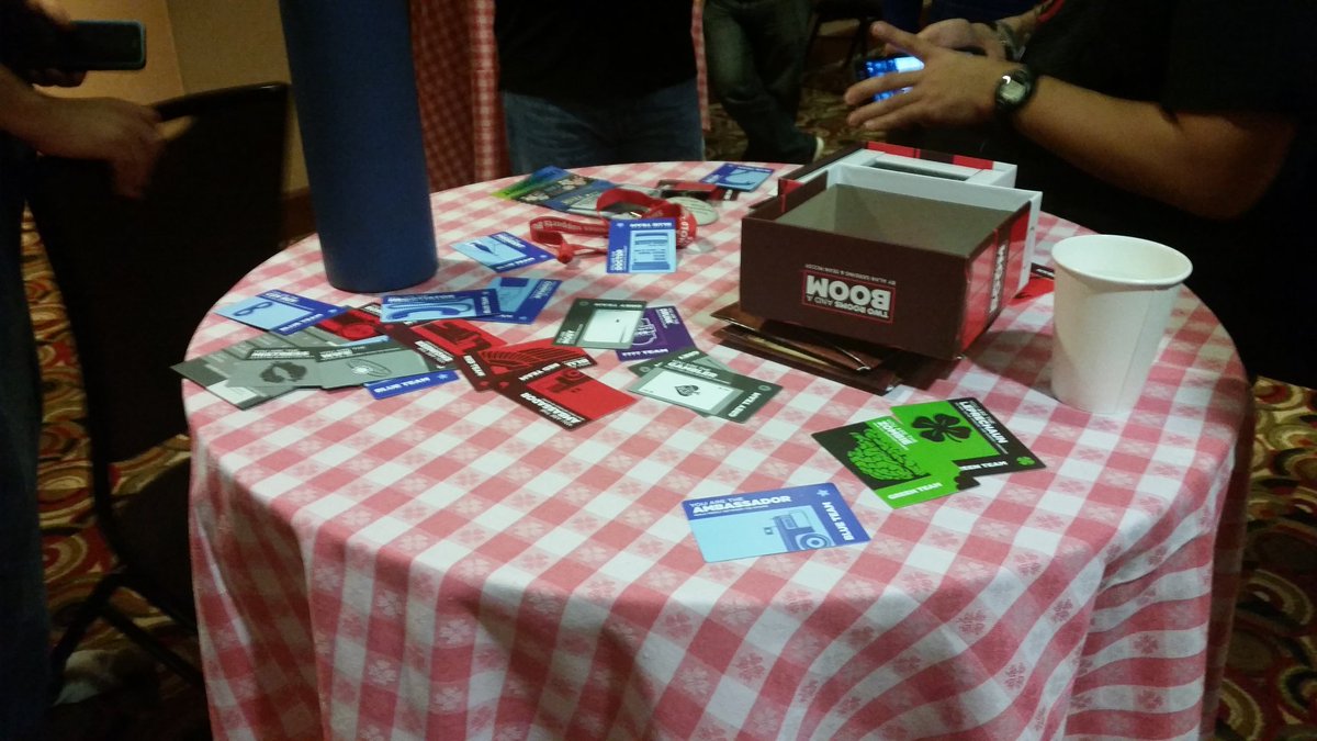 dan0boy's tweet photo. Finally played Two Rooms and a Boom! I still don't know what I'm doing. #bggcon https://t.co/mbci7IWrRo