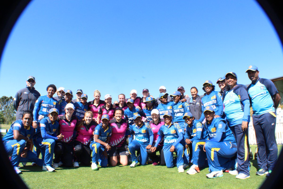 WHITE_FERNS's tweet photo. Thanks @OfficialSLC for a great inaugural Series. Wish u all best for future & look forward to meeting again #WFvSL https://t.co/F94SBnSZ2G