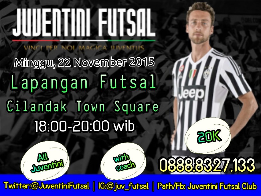 JuventiniFutsal's tweet photo. Juve menang, kita senang2 futsalan sore ini @PogbaFamiglia @CN_Bianconeri @JuJurJKT @AmiciBianconeri @BianconeraDSL https://t.co/NAWSpJbuGm