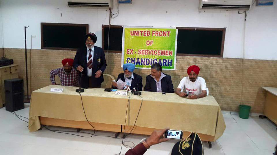 kkhushal9's tweet photo. #bringOROP  hi all, the press conference at Chandigarh about to start. @simba49  #OROP https://t.co/d5z6F7RoKv