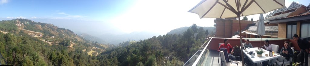 sakinshrestha's tweet photo. Mountain range with #WordPressers #WCNP2015 #Nagarkot @bryceadams @simplysaru @maharzan https://t.co/gsR9TMjl1O