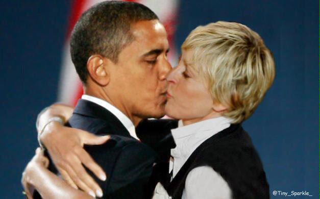 TINY_SPARKLE_'s tweet photo. @TheEllenShow @POTUS

........    .....🤔.....   .....  🤔 ..... https://t.co/cRPhEoKgiP